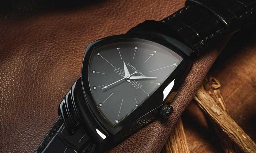 raflegeau hamilton black design watch